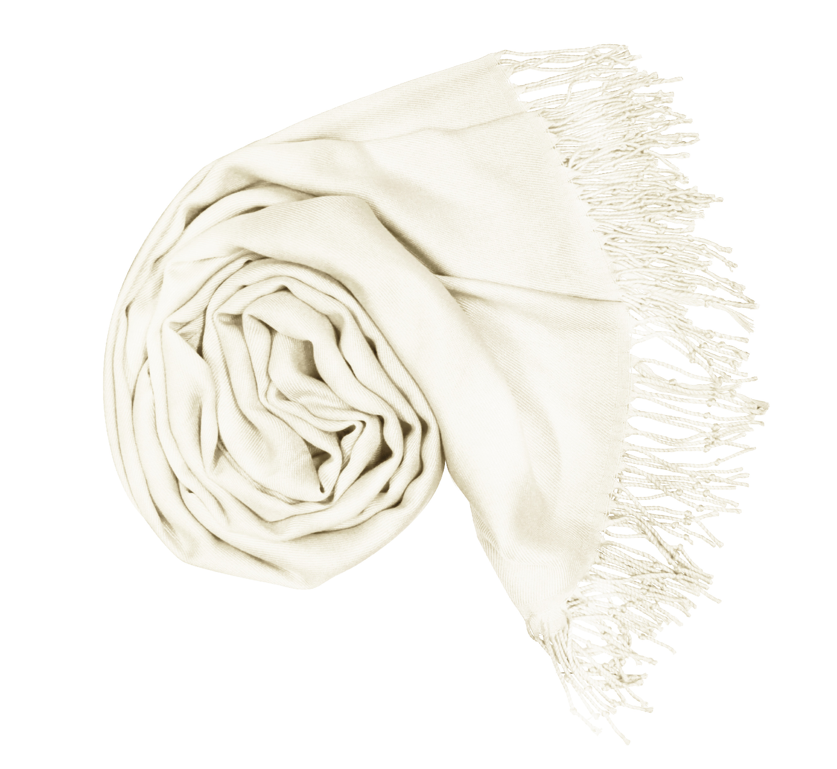 ALUM Dámská krémová pashmina P36 / Dámská krémová šála