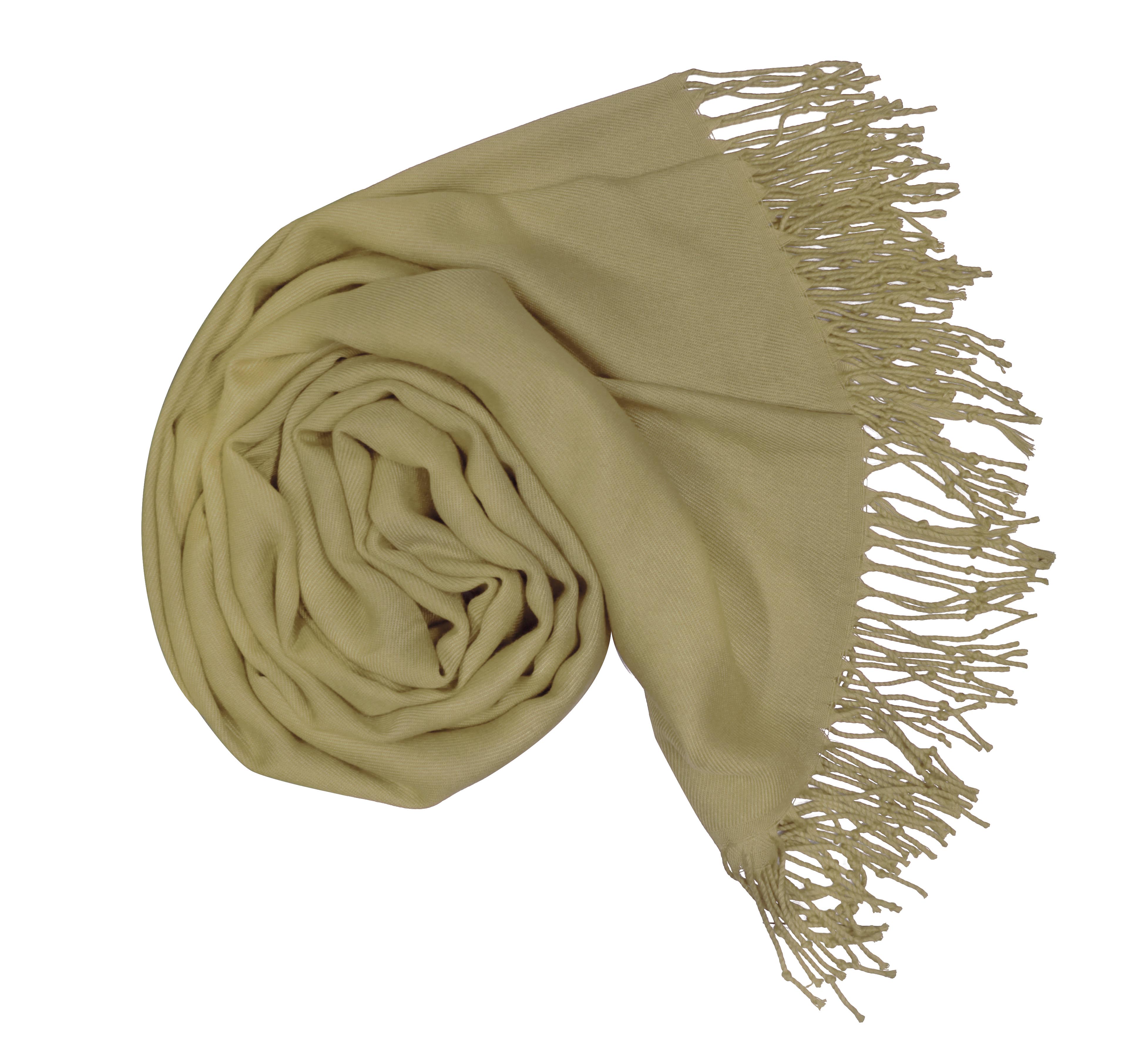 ALUM Dámská zelená pashmina P57 / Dámská zelená šála