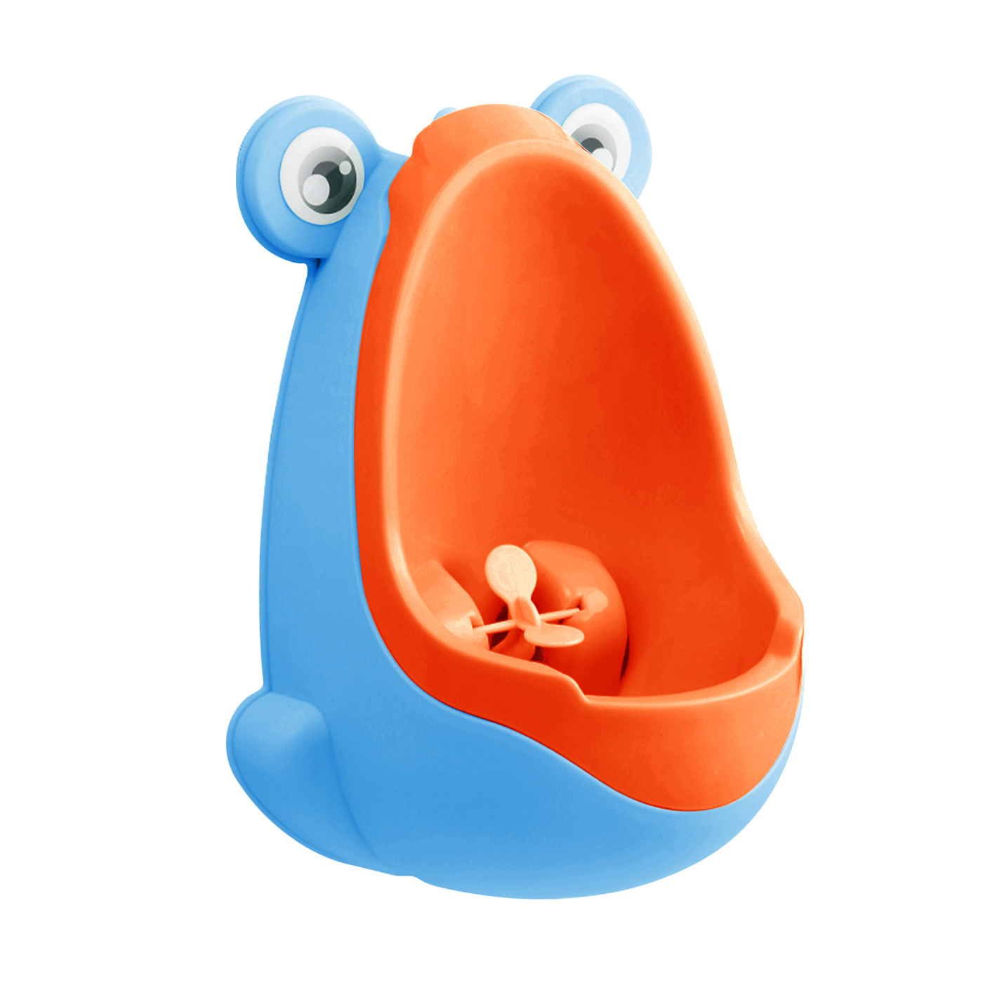 Dětský pisoár - Žába Barvy: modro-oranžová