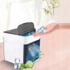 PRZENOSNY MALY KLIMATYZER USB NA WODE i LOD 3W1 KLIMATOR DO DOMU WENTYLATOR Model MINI