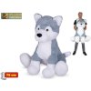 Plush Friends pes husky plyšový 78cm sedící 0m+