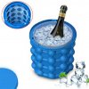 Magic Silicone Ice Cube Maker Genie The Revolutionary Space Saving Silicone Ice Cube Maker Ice Genie Kitchen Tools Dropship