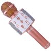 12851 5 bezdratovy karaoke mikrofon ws 858 rose gold