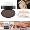 3 colors eyebrow stamp brwon and grey colors eyes makeup eye brow powder makeup tools 5