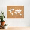 woody map natural cork world white (1)