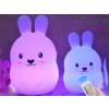 pol pl Lampka nocna dla dzieci led krolik dotyk rgb pilot 3533 13