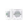 3x Aluzan EB-160 (SVĚTLÝ DISPLEJ) WiFi, programovatelný termostat pro ovládání kotlů i elektrického vytápění do 16A