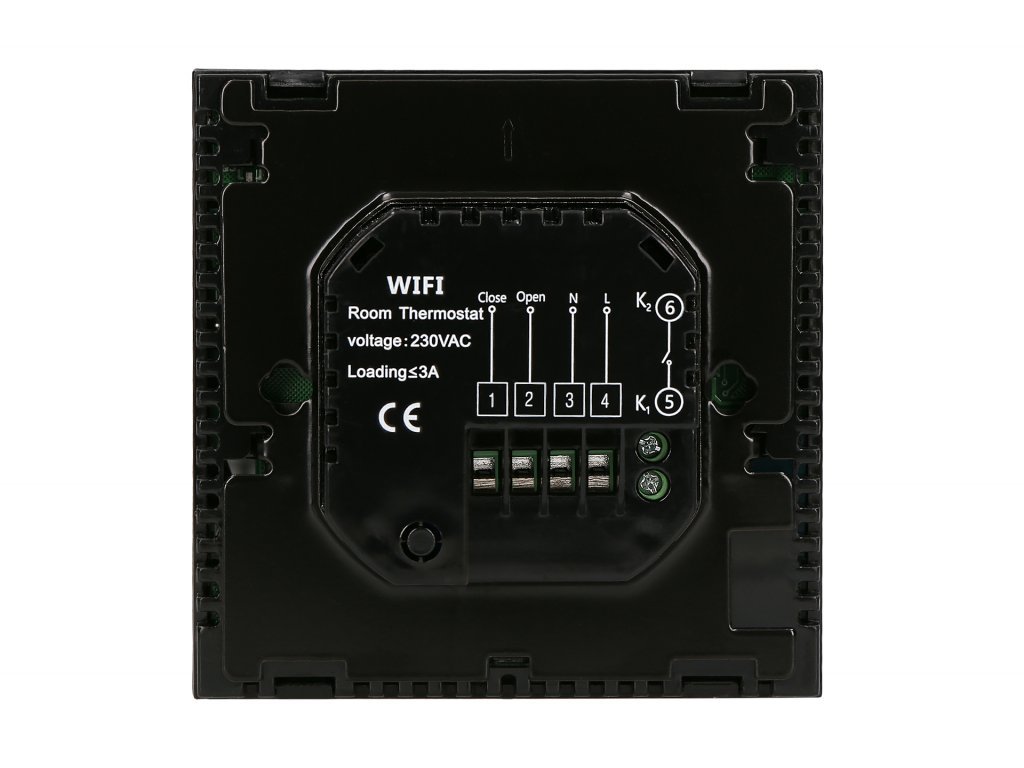 Aluzan Class B-3 WiFi, programovateľný izbový termostat pre spínanie kotla,  diaľkovo ovládateľný cez aplikáciu Android alebo iOS - Aluzan.sk