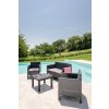 PENELOPE 4 SEATER zahradní plastový set - grafit