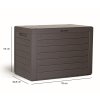 Zahradní box WOODEBOX hnědá 78 cm - 190L