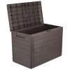 Zahradní box WOODEBOX hnědá 78 cm - 190L