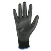 Povrstvené rukavice BRITA černé, v. 09"