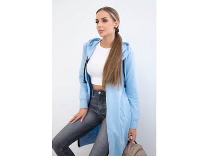 pol po Bluza sukienkowa z kapturem blekitna 18214 3