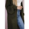 pol po Sweter dlugi kardigan khaki 26580 4
