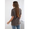 pol po Bluzka bawelniana przecierana Miami brazowa 28247 2
