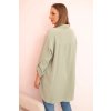 pol po Koszula bawelniana muslinowa oversize jasne khaki 33337 2
