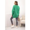 pol po Bluza damska bawelniana z szerokim sciagaczem na dole zielona 33462 3