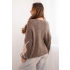 pol po Sweter damski zapinany na guziki w romby z welna fango 36465 2