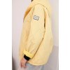 pol po Kurtka damska wiosenna pikowana z kapturem i zamkiem zolta 36704 4