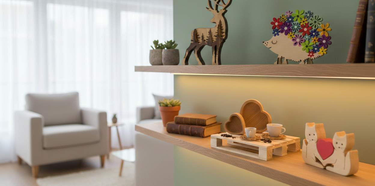 Dřevěné dekorace do domácnosti