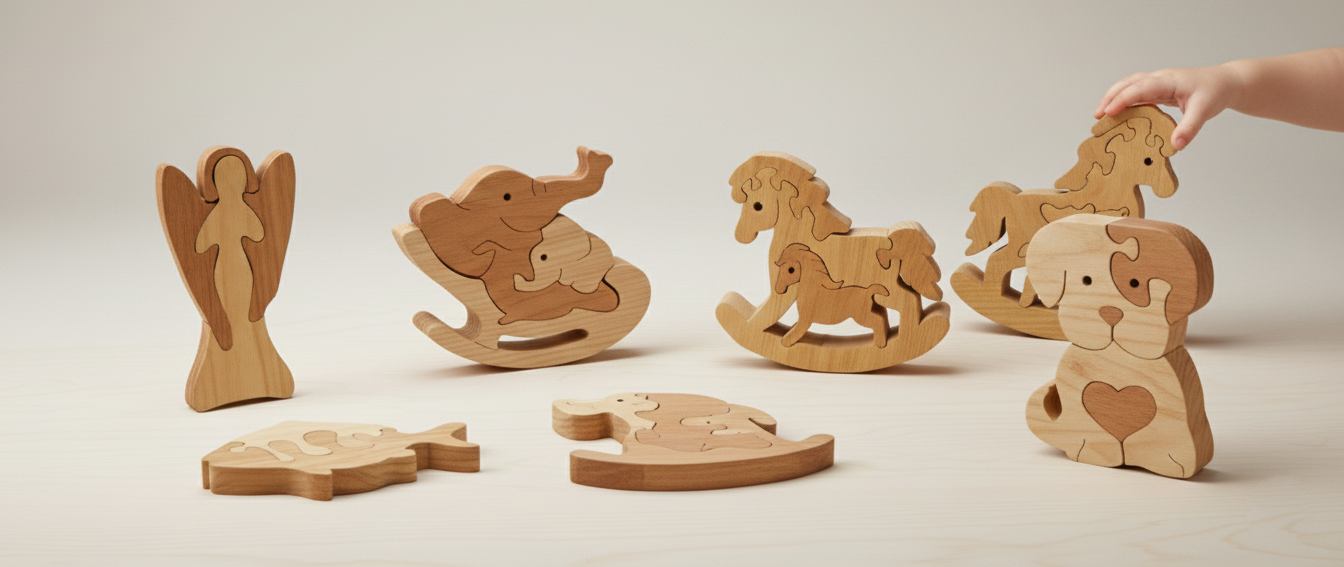 Drevené puzzle