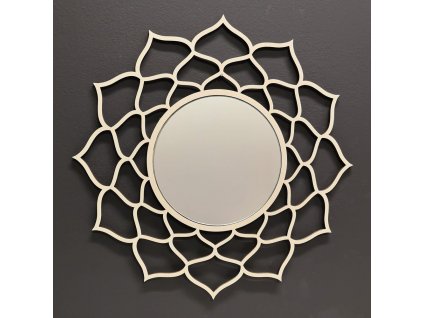 Dřevěné zrcadlo mandala
