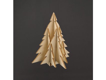Wooden tree 3D unfolded 11 cm, Czech product