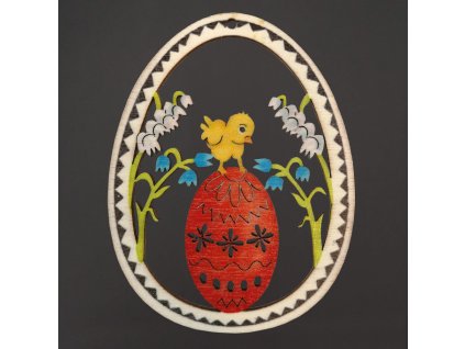 dřevěná velikonoční ozdoba