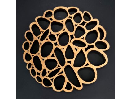 stolování dřevěný podtácek