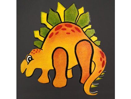 Magnet dinosaurus, 10 cm, chráněná dílna AMADEA
