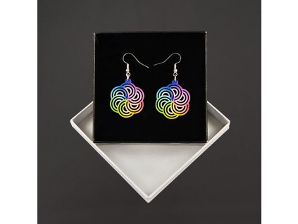 dřevěné náušnice