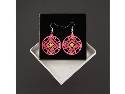 dřevěné náušnice