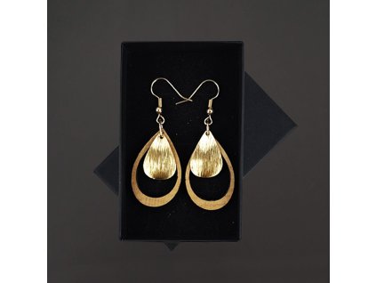 dřevěné náušnice