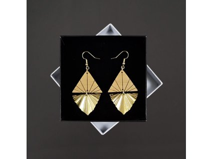 dřevěné náušnice