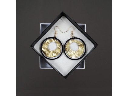 dřevěné náušnice