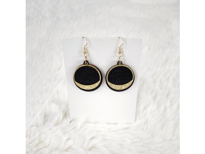 dřevěné náušnice