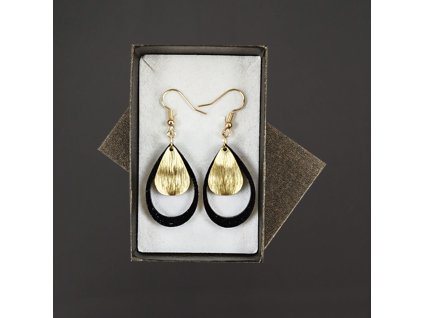 dřevěné náušnice