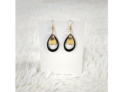 dřevěné náušnice