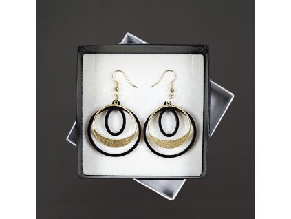 dřevěné náušnice