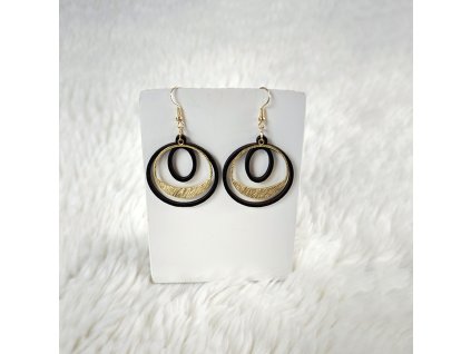 dřevěné náušnice