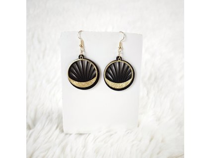 dřevěné náušnice