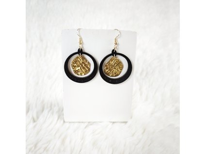 dřevěné náušnice