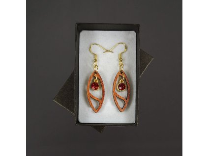 náušnice s kamínkem