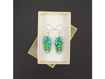 dřevěné náušnice