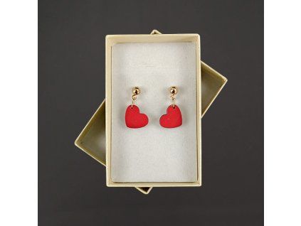 dřevěné náušnice