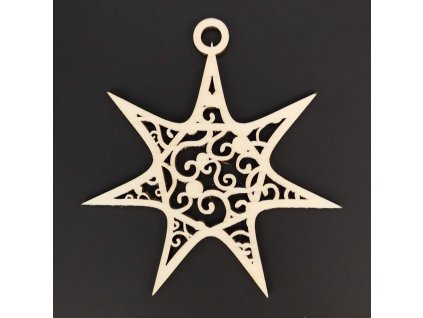 Dřevěná ozdoba vánoční