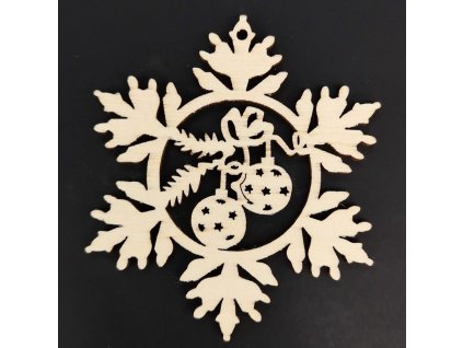 Dřevěná ozdoba vánoční