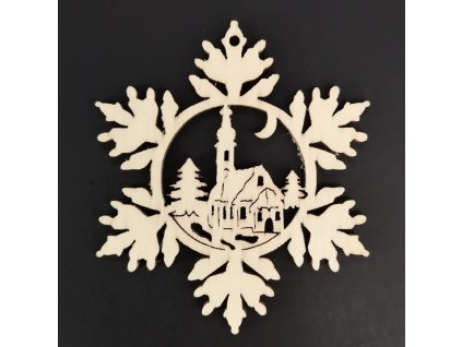 Dřevěná ozdoba vánoční