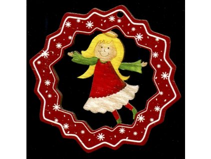 Dřevěná ozdoba vánoční