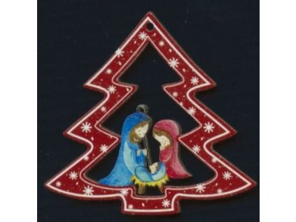 Dřevěná ozdoba vánoční